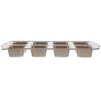 Gold Mini Loaf Pans, Oven-Safe, Carbon Steel, Nonstick