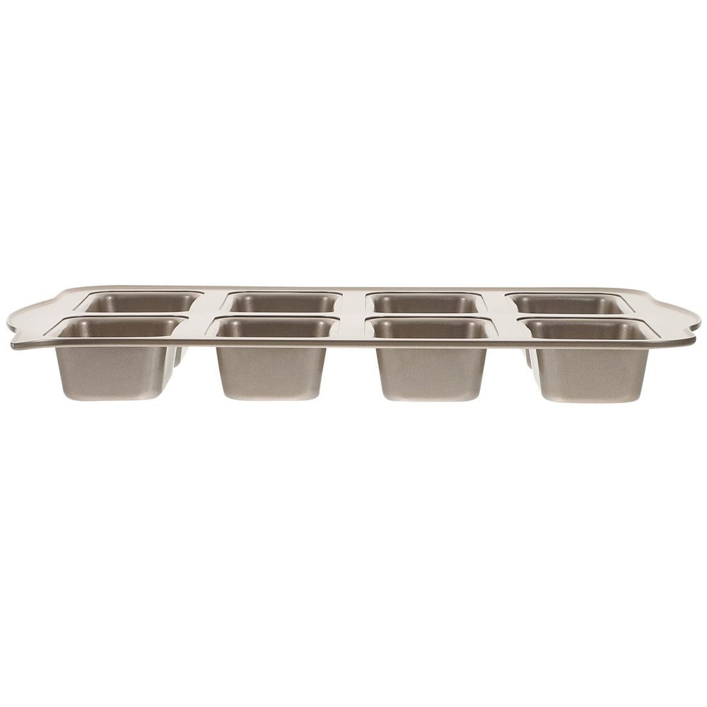 Gold Mini Loaf Pans, Oven-Safe, Carbon Steel, Nonstick