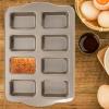Gold Mini Loaf Pans, Oven-Safe, Carbon Steel, Nonstick view 3