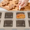Gold Mini Loaf Pans, Oven-Safe, Carbon Steel, Nonstick view 4