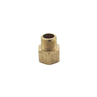 YZWRWRMKTB M14 × 1.5 mm Female Thread × 1/4" BSP Male Thread Brass Pipe Fitting, 18 mm