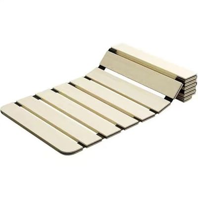 Queen Bed Support Slats, Durable Wooden Mattress Boards, Roll-Up Design