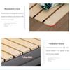 Queen Bed Support Slats, Durable Wooden Mattress Boards, Roll-Up Design view 3