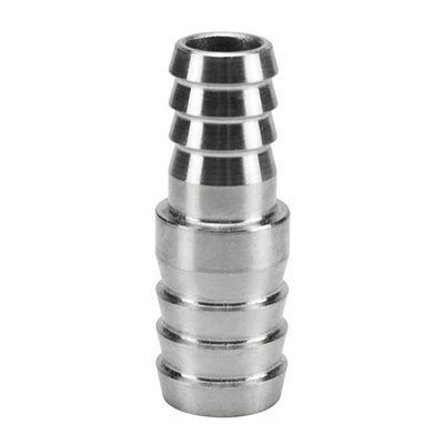 Loacea Hose Coupling, Secure Grip, SS304, Equal/Reduced Diameter, Double-Barb Connector, 1 Pc (16 mm × 16 mm)
