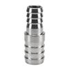 Loacea Hose Coupling, Secure Grip, SS304, Equal/Reduced Diameter, Double-Barb Connector, 1 Pc (16 mm × 16 mm) view 1
