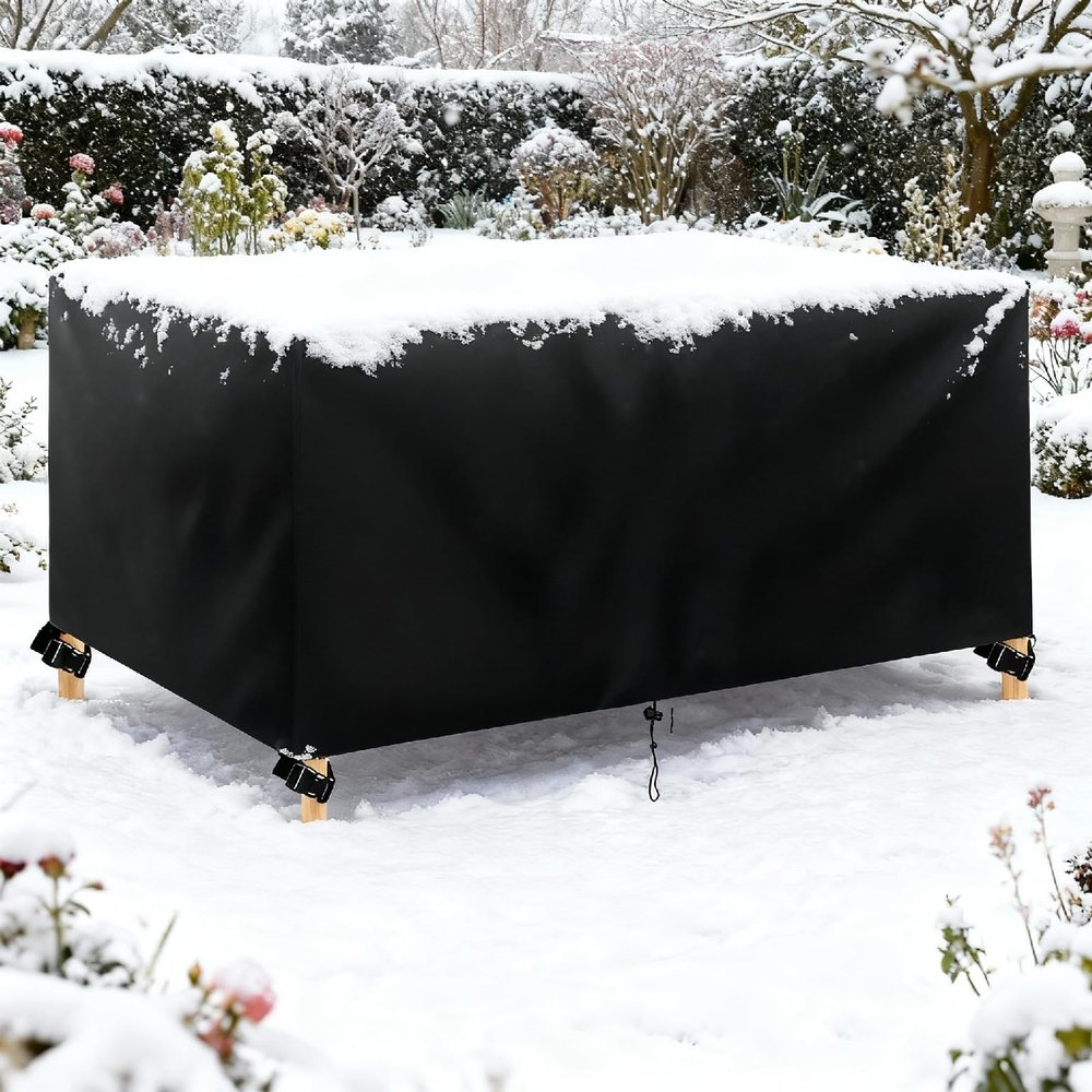 UFGFYTT Waterproof Outdoor Furniture Cover 215 x 155 x 75 cm, 420D Oxford Fabric