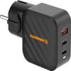 Hammer RapidCharge 65W USB-C Charger, 3-Port Fast Charger, Charges in 10 Minutes, PD/PPS Power Adapter for Phone, Tablet & Laptop view 1