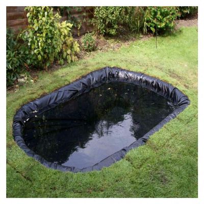 Durable Black HDPE Pond Liner, Waterproof, 8 x 6 m / 8 x 4 m