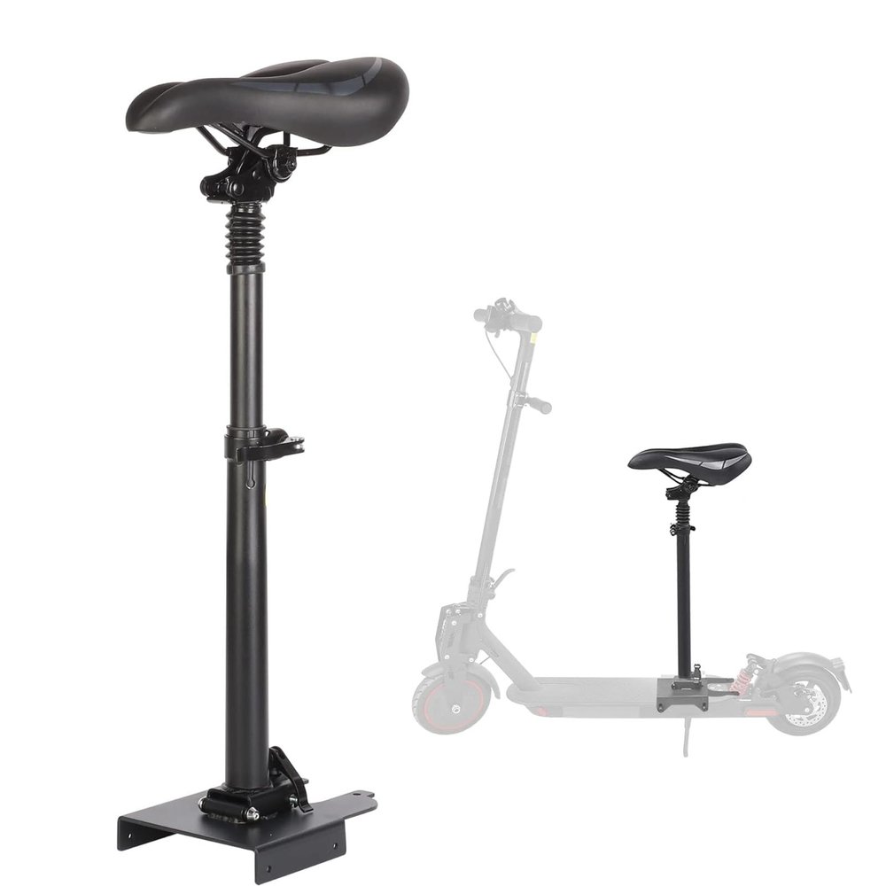 HUGDSB Height-Adjustable Shock-Absorbing Scooter Seat for Xiaomi M365/1S/Lite
