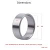 2-Piece Steel Sliding Bushings, 35 x 45 x 31 mm, Precision-Hardened Shaft Bushings view 2