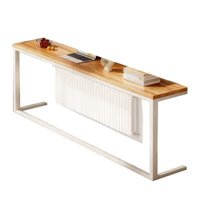 CMYAOYC White Radiator Cover Shelf Console Table, 160 x 80 x 20 cm