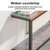 CMYAOYC White Radiator Cover Shelf Console Table, 160 x 80 x 20 cm view 3