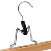 8-Piece Wooden Trouser Hanger Set with Non-Slip Swivel Hooks view 4
