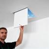 Lockable Wall Access Panel, White Aluminum Frame, 12 x 20 in (30 x 50 cm) view 1