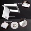 Lockable Wall Access Panel, White Aluminum Frame, 12 x 20 in (30 x 50 cm) view 2