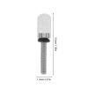 M4 Stainless Steel Paddleboard Fin Screws, Silver and Rubber, 3-Pack view 2