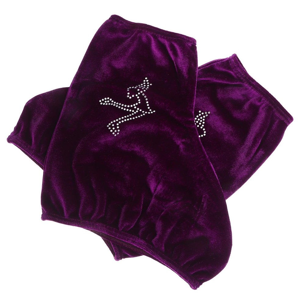 GLEAVI Elastic Polyester Skate Covers, Purple