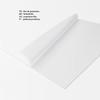 Signaltique.biz France White PVC Rigid Sheet, 700 x 300 mm (70 x 30 cm), 1 mm Thick view 4