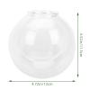 Compact Hanging Glass Vase for Home and Office Wall Decor view 2