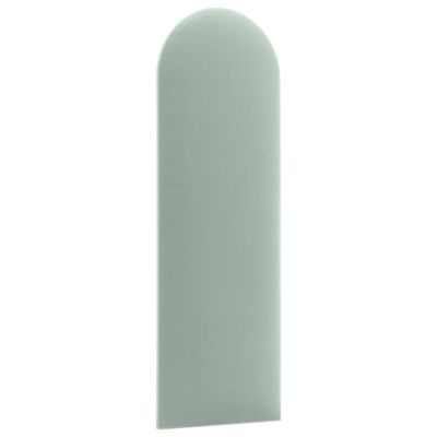 murando - Oval Velvet Headboard, 100 x 20 cm, Upholstered