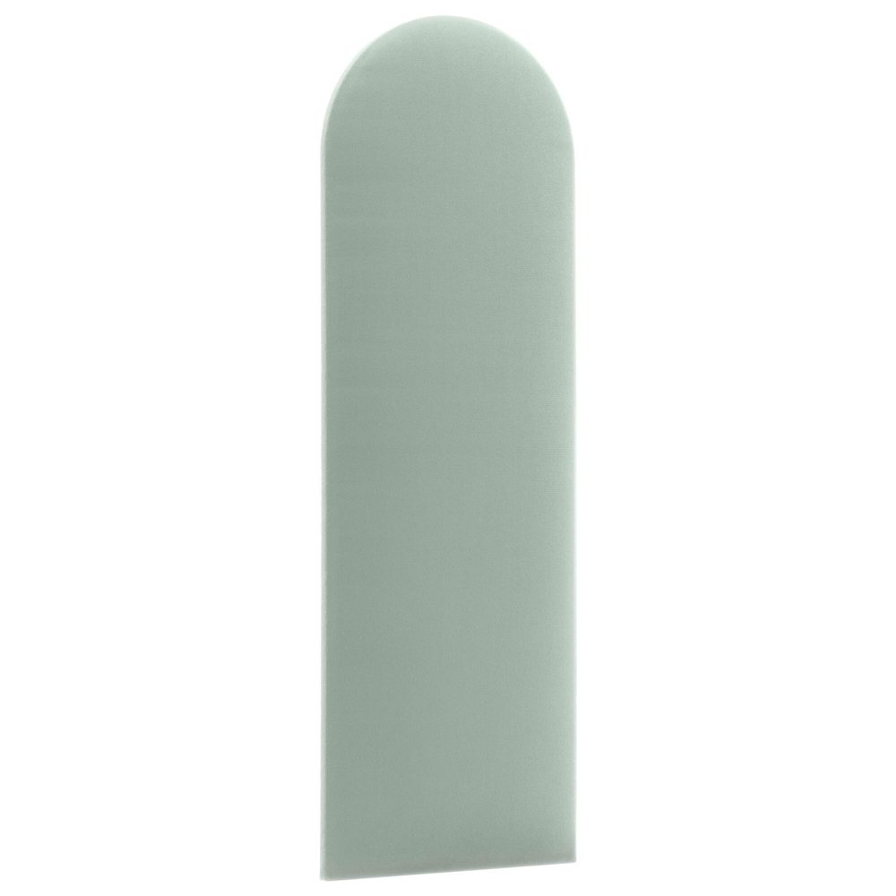 murando - Oval Velvet Headboard, 100 x 20 cm, Upholstered