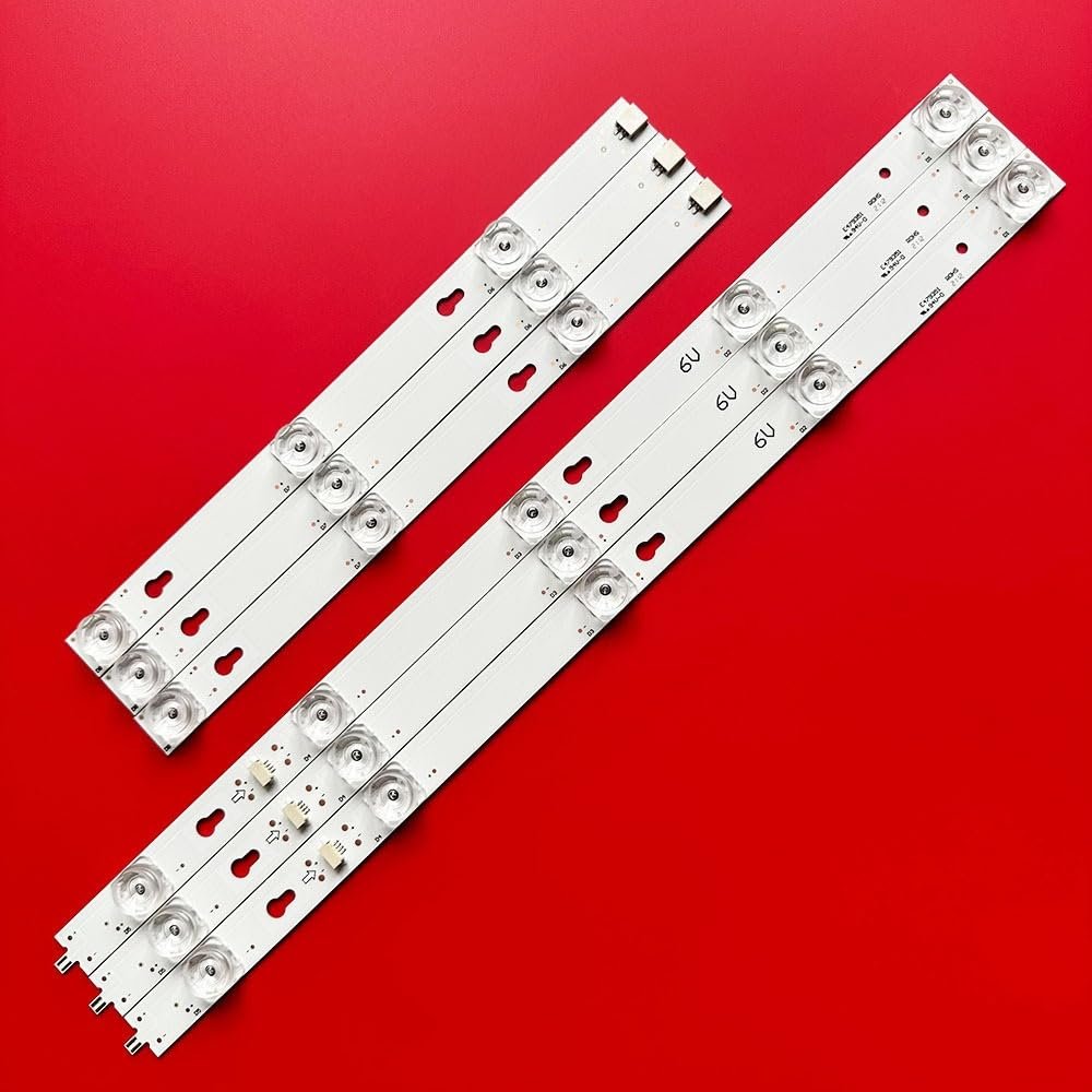 LED Backlight Strip for TVs, Compatible with TCL 40D2900, L40D2900A, 40HR330M08A7, 4C-LB4008-HR03J and Thomson 40FD5406, 40FB5426, L40F3301B