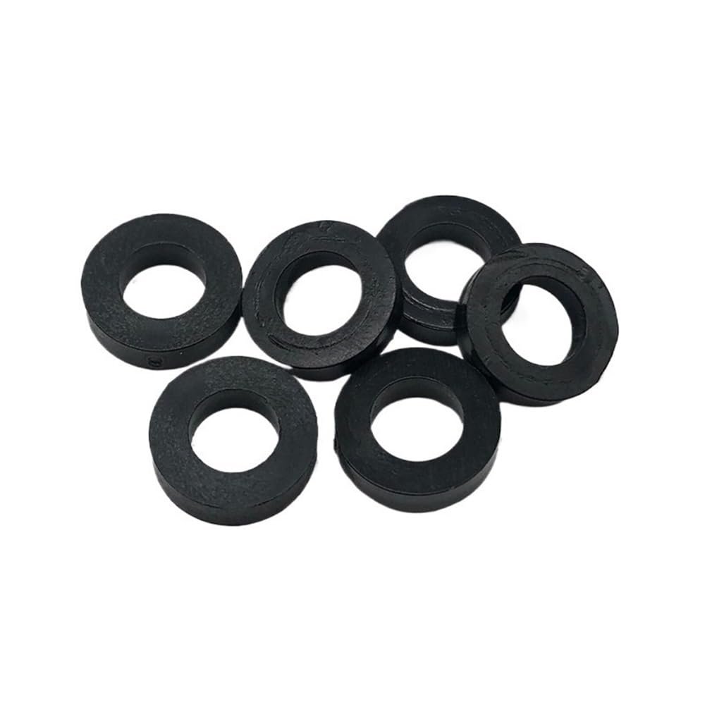 Ultra-Thin Rubber Flat Washers, 14 mm, 10 Pieces (4 × 8 × 1 mm)