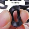 Ultra-Thin Rubber Flat Washers, 14 mm, 10 Pieces (4 × 8 × 1 mm) view 4