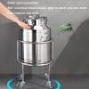 Insulated Stainless Steel Cart for Barrels, Planters, and Large Cookware view 4