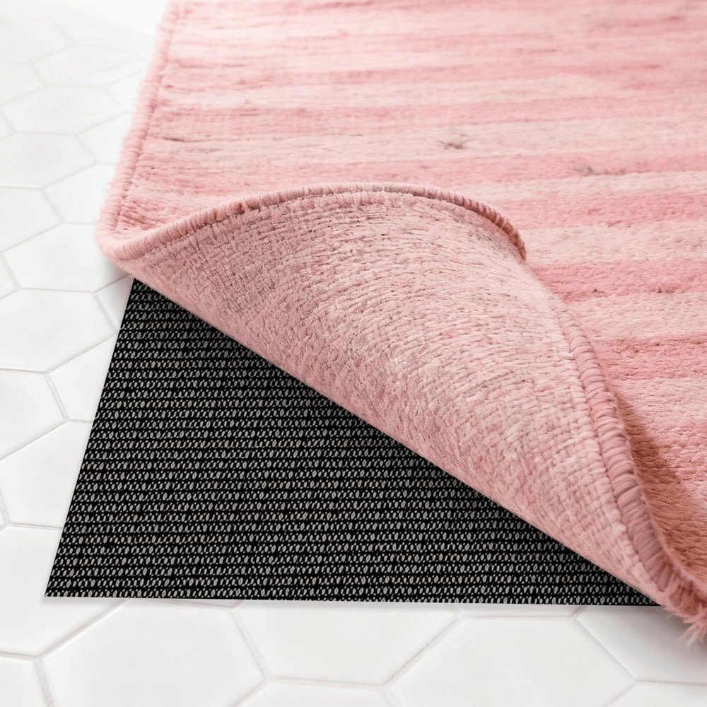 Non-Slip Rug Underlay 195 x 210 cm, Plasticizer-Free, Cut-to-Fit, Black