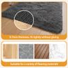 Non-Slip Rug Underlay 195 x 210 cm, Plasticizer-Free, Cut-to-Fit, Black view 4