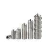 10 Stainless Steel 304 Hex-Head Cylinder Screws with Tapered Tips (M16 x 30 mm) view 1