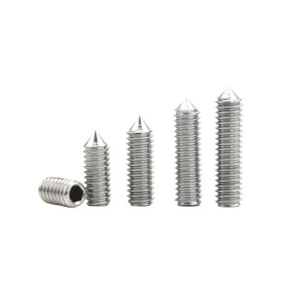 10 Stainless Steel Hex Socket Head Screws with Conical Profile (M6 x 6 mm)