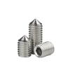 10 Stainless Steel 304 Hex Socket Head Screws with Tapered Tips (M12 x 30 mm) view 4