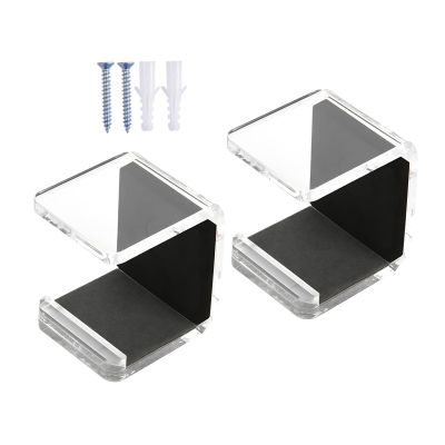 Mimoqk Hockey Stick Holder, 2-Pack, Horizontal, Space-Saving Wall Display Mount