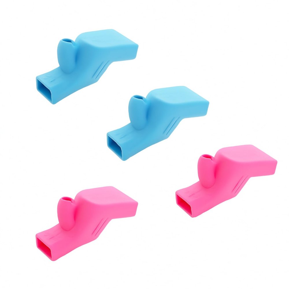 Ssmmam Universal Faucet Extender Set, Transparent Plastic and Metal, 4-Piece