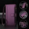 Violet Zipper Wallet Flip Case for Oukitel C61 / C61 Pro view 2