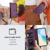 Violet Zipper Wallet Flip Case for Oukitel C61 / C61 Pro view 4