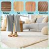 Multipurpose Non-Slip Mat 53.1 x 55.1 in, Plasticizer-Free Mesh, Washable and Cuttable Carpet Underlay for Drawers, Cars, Shelves and Trays, Cream view 3