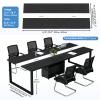 Tazyee Large Modern Conference Table with Cable Management - Chair Not Included view 2