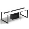 Tazyee Large Modern Conference Table with Cable Management, Office Worktable – Chair Not Included view 1