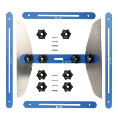Stair Tread, Foldable and Length-Adjustable High-Precision Ruler
