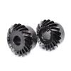 1 Pc 1.5M Spiral Bevel Gear Set, 20/25/30T, 12/14/15/16 mm Keyed Bore, 45# Steel, Helical Teeth (14 mm, 5 mm Keyway, 20T) view 2