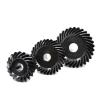 1 Pc 1.5M Spiral Bevel Gear Set, 20/25/30T, 12/14/15/16 mm Keyed Bore, 45# Steel, Helical Teeth (14 mm, 5 mm Keyway, 20T) view 4