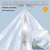 Transparent Thermal Window Insulation Film with Hook-and-Loop Tape, Gray, 150 x 100 cm view 3