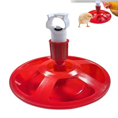 Chicken Coop Water Dispenser with Clog-Resistant Drinking Cups
