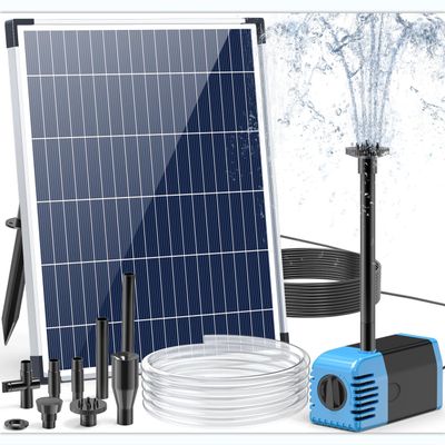 Biling 12W 605 L/h Solar Fountain for Outdoor and Garden Ponds up to 1,200 L