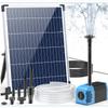 Biling 12W 605 L/h Solar Fountain for Outdoor and Garden Ponds up to 1,200 L view 1