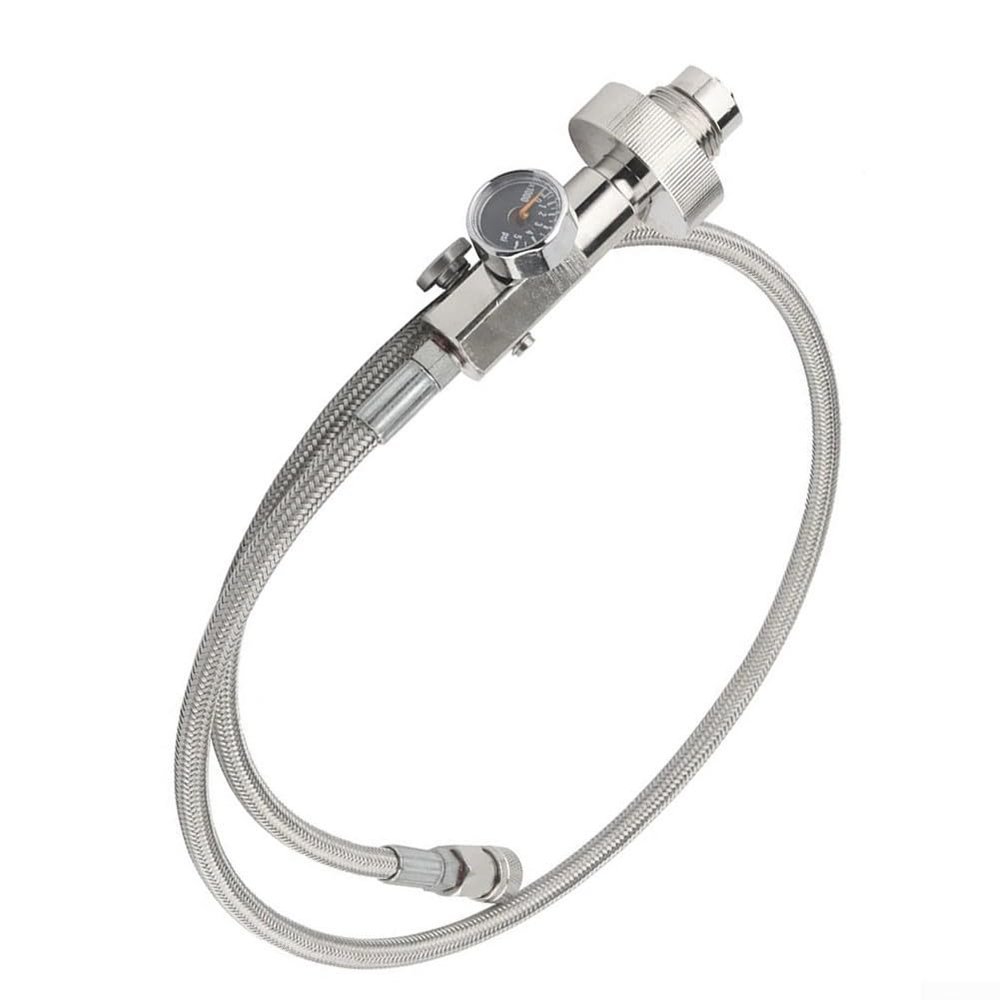 FACAIIO 4500 psi High-Pressure G5/8 to 8 mm Dive Station Adapter with 91.4 cm Hose and Gauge for DCD771, DCD771C2, N335379, N279942, N337101
