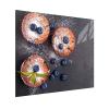 SFArt Tempered Glass Stovetop Cover & Cutting Board, Blueberry Muffins, 60 x 52 cm view 1